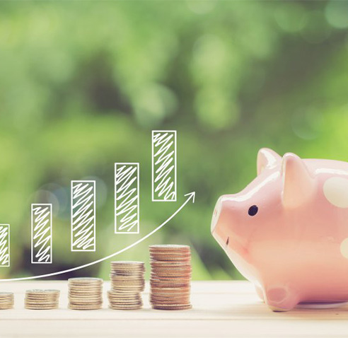 The president on each type of American dollar printed next to each other