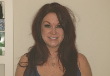 Smile with white and evenly spaced teeth